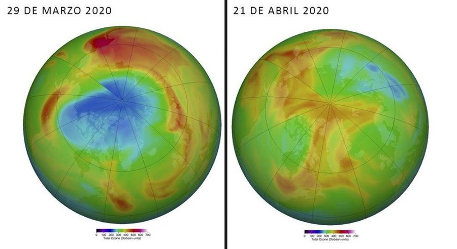 La capa de ozono continúa sanándose