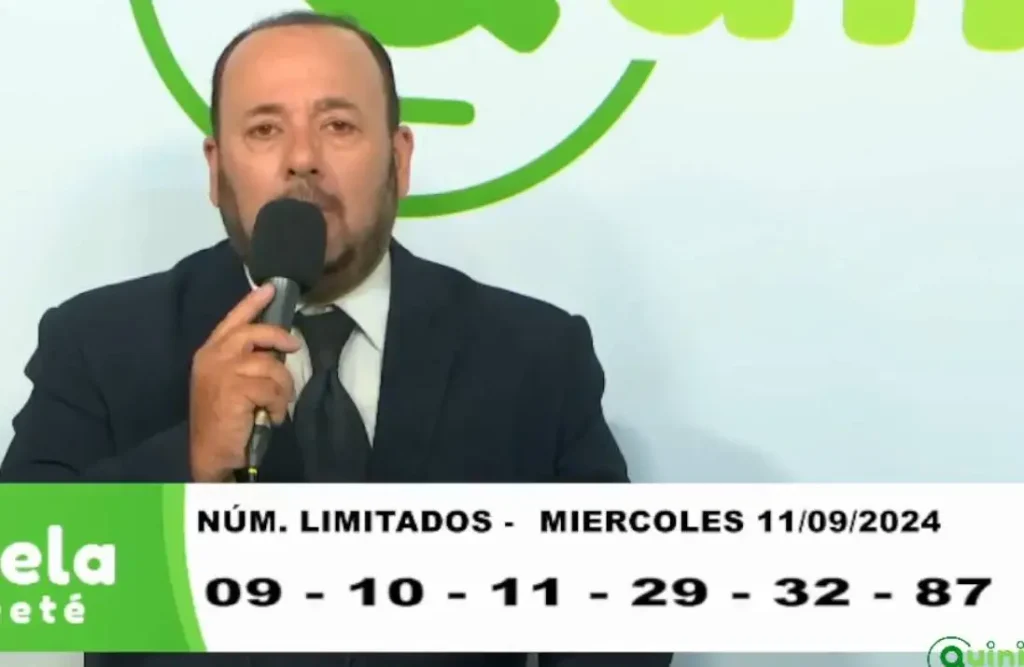 Números Limitados para el día Miércoles 11-09-2024