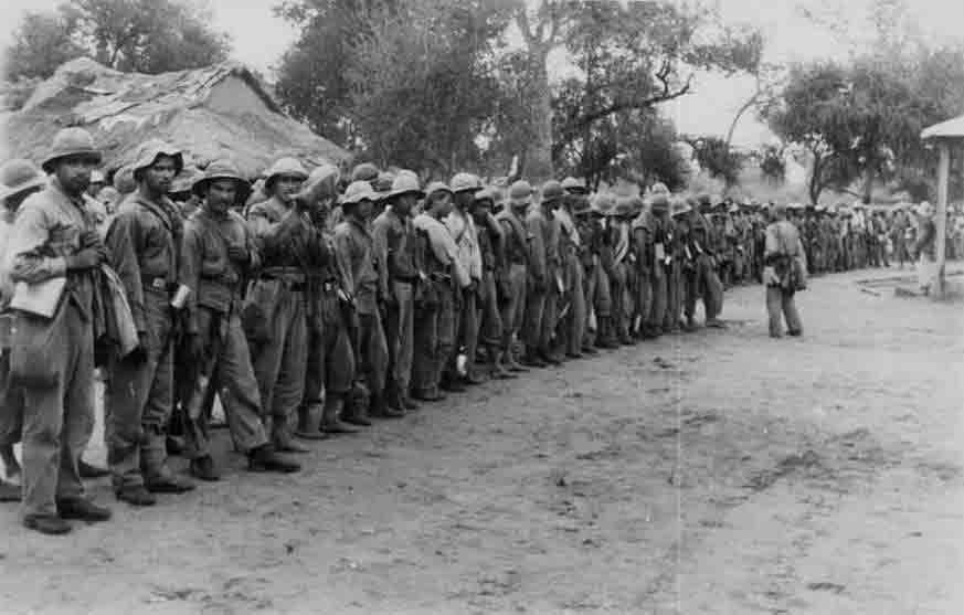 Guerra del Chaco - Soldados paraguayos en Alihuatá 1932