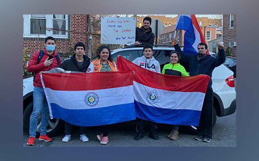 Paraguayos se unen a la protesta desde Nueva York