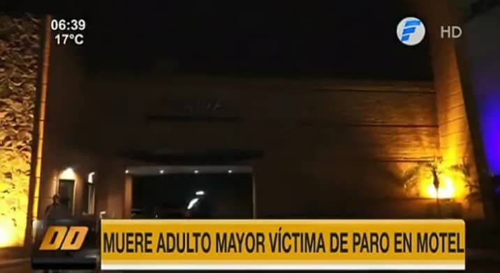 Sexagenario muere en la habitación de un motel de San Lorenzo
