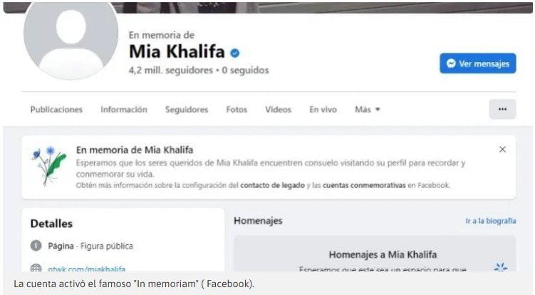 Murió Mia Khalifa la actriz erótica en memoria