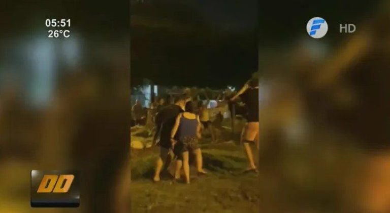 Vecinos se opusieron a ocupación de terreno y se libró batalla campal