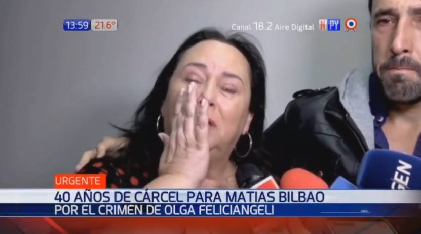 Condena máxima al asesino de la hermana de Mina Feliciángeli