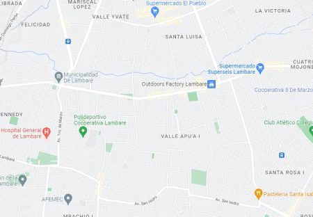 Código Postal Lambaré, Kennedy, Cuatro Mojones, Santa Luisa, La Victoria Código Postal Lambaré