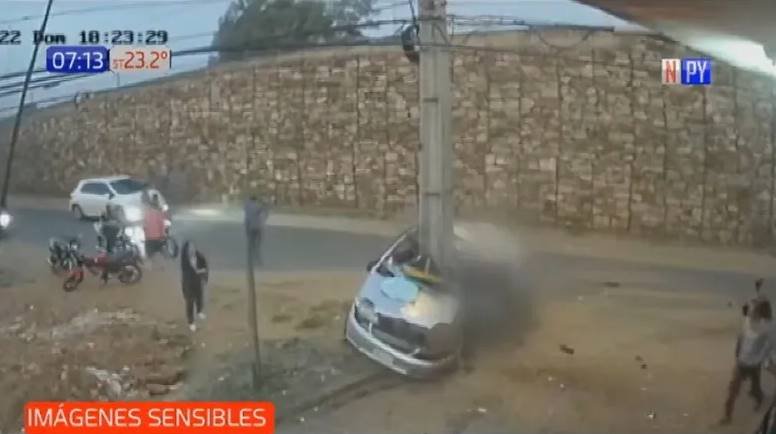 Impresionante accidente de tránsito en Limpio
