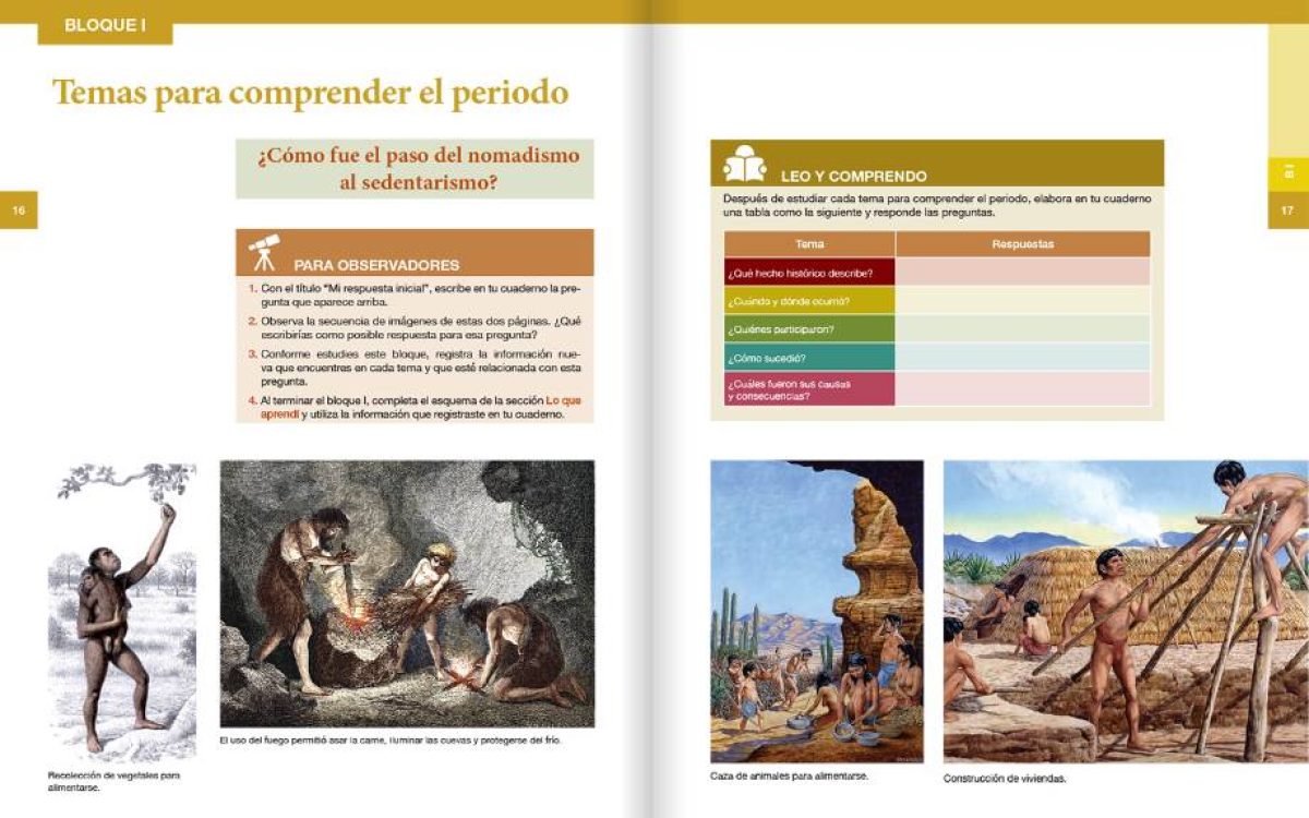 Libro de historia sexto grado de primaria ️ En PDF 👉 [contestado ]