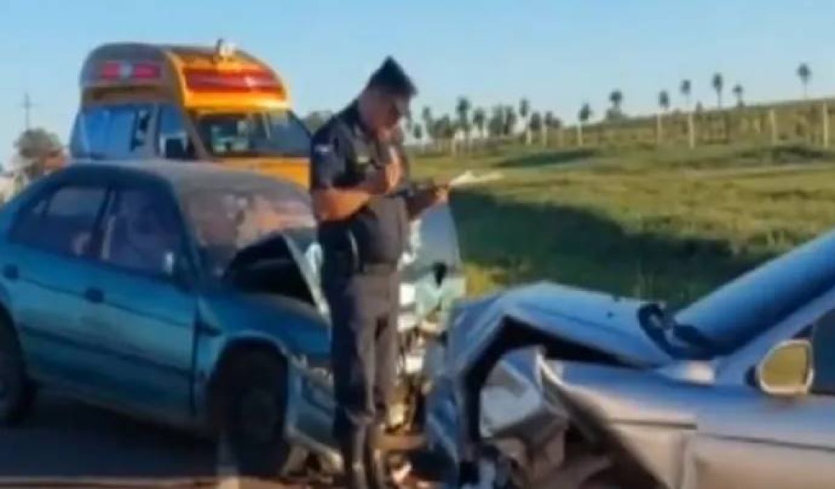 VIDEO: Choque frontal deja un fallecido y cuatro heridos en Quiindy