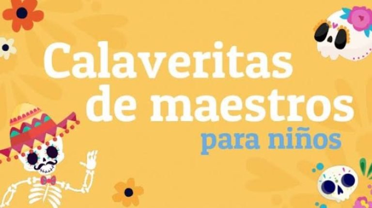 calaveras literarias para niños o maestro