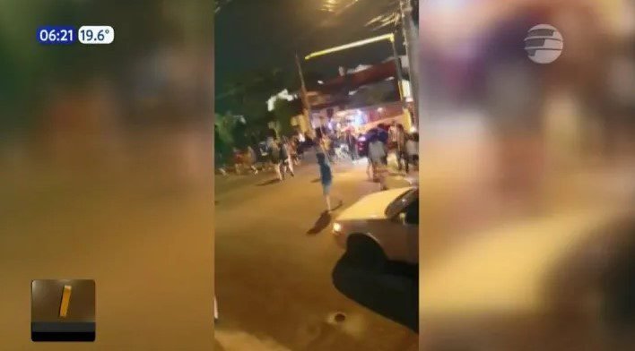 Enfrentamiento entre aficionados de Luque y policias