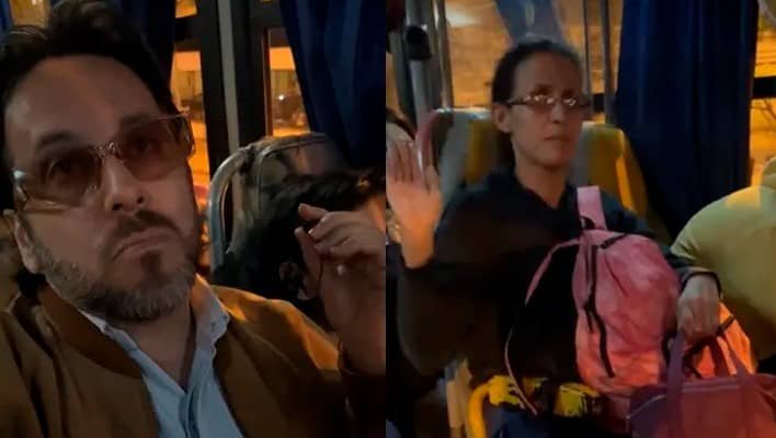 Paraguayo Cubas ataca verbalmente a pasajeros en autobús