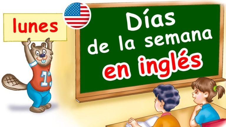 los días de la semana en inglés para niños con nuestra completa guía