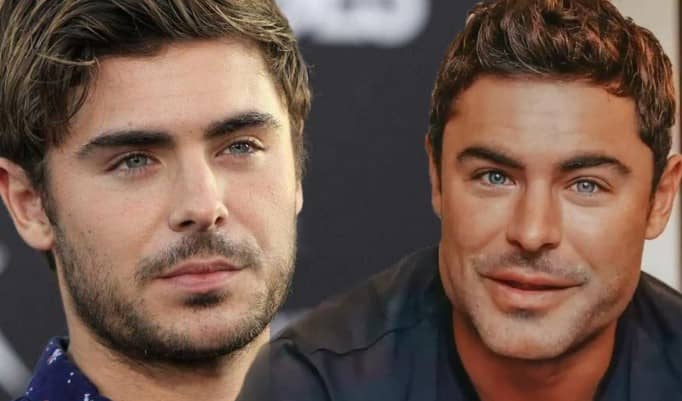 zac efron cambios en su rostro