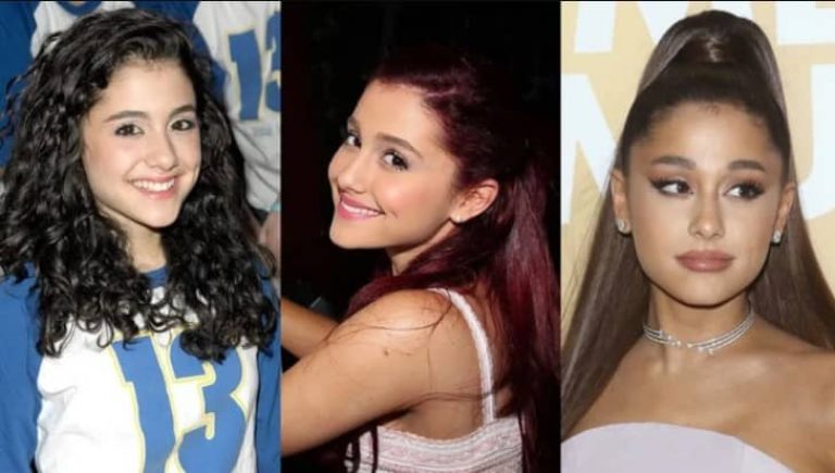 Ariana grande antes y después