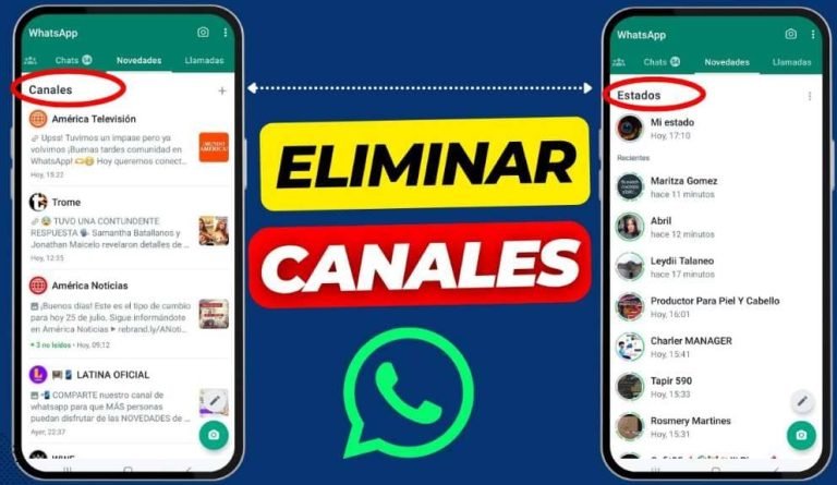 cómo activar y desactivar Canales en WhatsApp