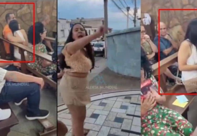 Video Mujer Descubrió A Su Esposo Con Su Amante En Una Iglesia 