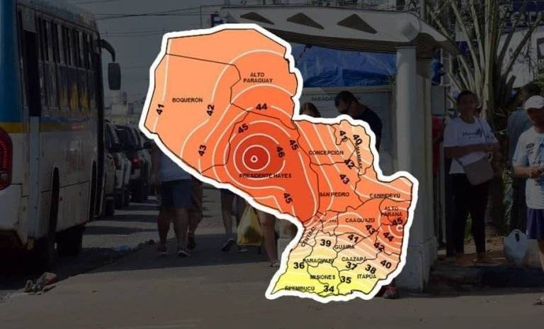 Ola de Calor Temperaturas supera los 48 °C