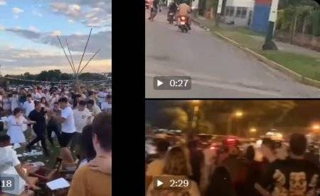 Violenta Bienvenida al 2024: Golpes, disparos y descontrol Violenta Bienvenida al 2024