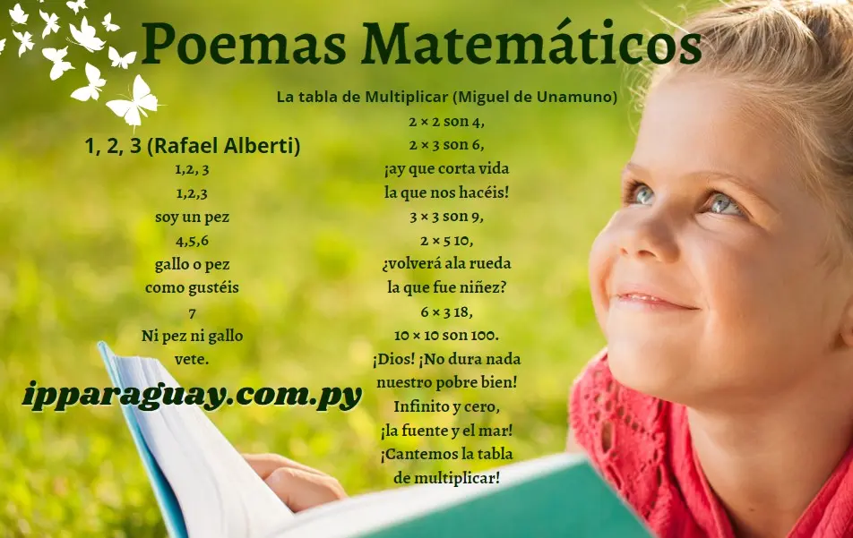 Poemas Matemáticos ejemplos