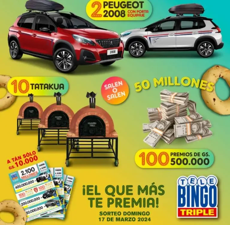 Telebingo Triple Resultado del Sorteo del 17 de Marzo 2024