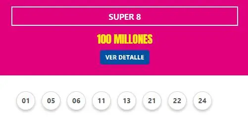 SUPER 8 DEL TELEBIGO TRIPLE DEL 28-04-2024