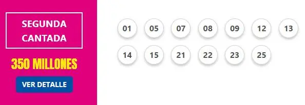 Resultado telebingo triple 02 de junio 2024 Segunda cantada