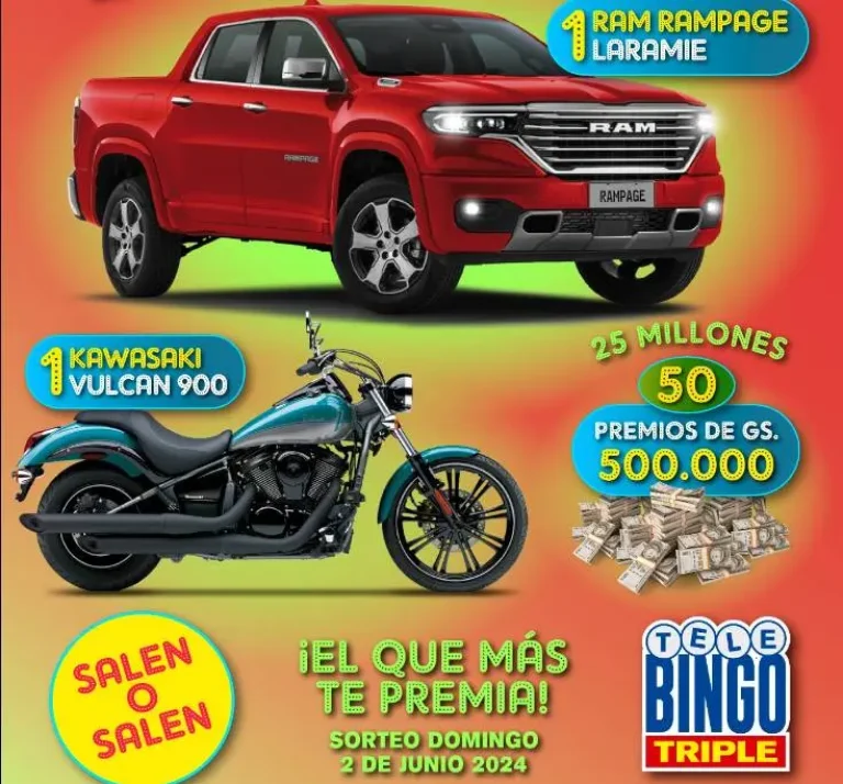 Telebingo Triple Resultado del Sorteo del 02 de Junio 2024