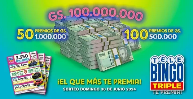 Telebingo Triple Resultado del Sorteo del 30 de Junio 2024