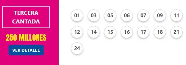 resultado telebingo triple 28 de julio 2024 Tercera cantada