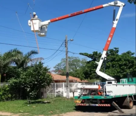 La ANDE Anuncia Cortes Programados para hoy en Asunción y el Área Metropolitana