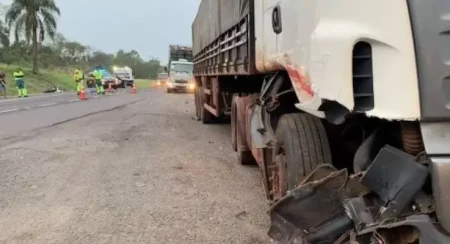 Camión paraguayo involucrado en fatal accidente