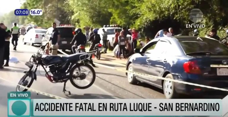 Joven pierde la vida en un fatal accidente en Luque