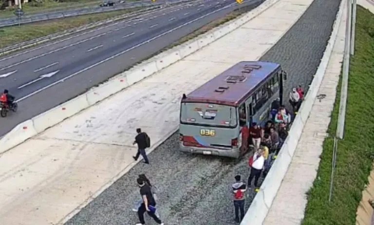 La rampa de frenado en la bajada del cerro Caacupé se utilizó dos veces en menos de 24 horas