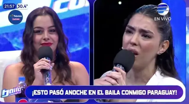 Tenso momento entre Larissa Riquelme y Natty Balbuena