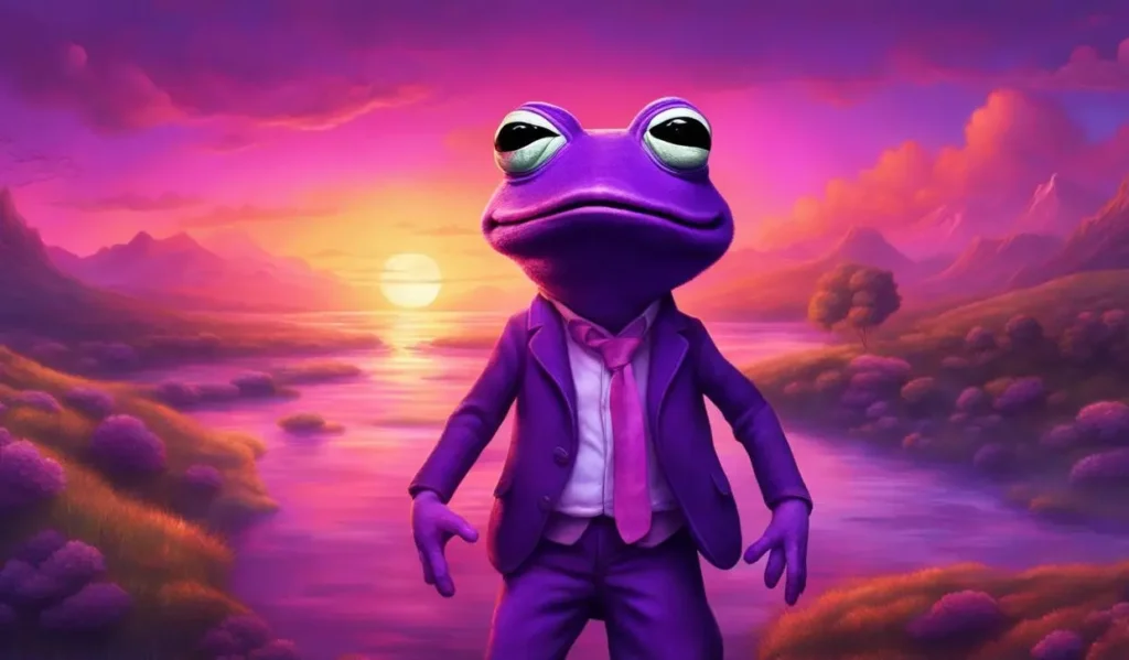 Purple Pepe coin Crypto