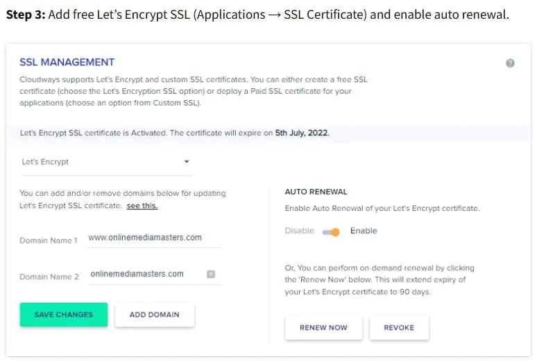 SSL Certificate