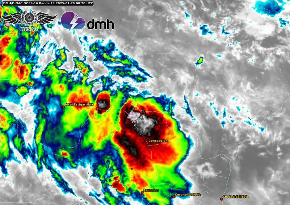 Alerta por tormentas para algunas zonas del país