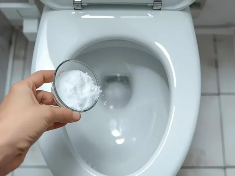 Para qué sirve echar sal y bicarbonato en el inodoro