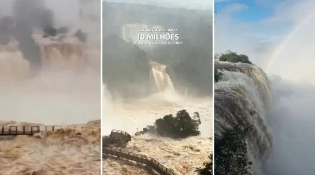 Crecida histórica en las Cataratas del Iguazú y cierre de la Garganta del Diablo